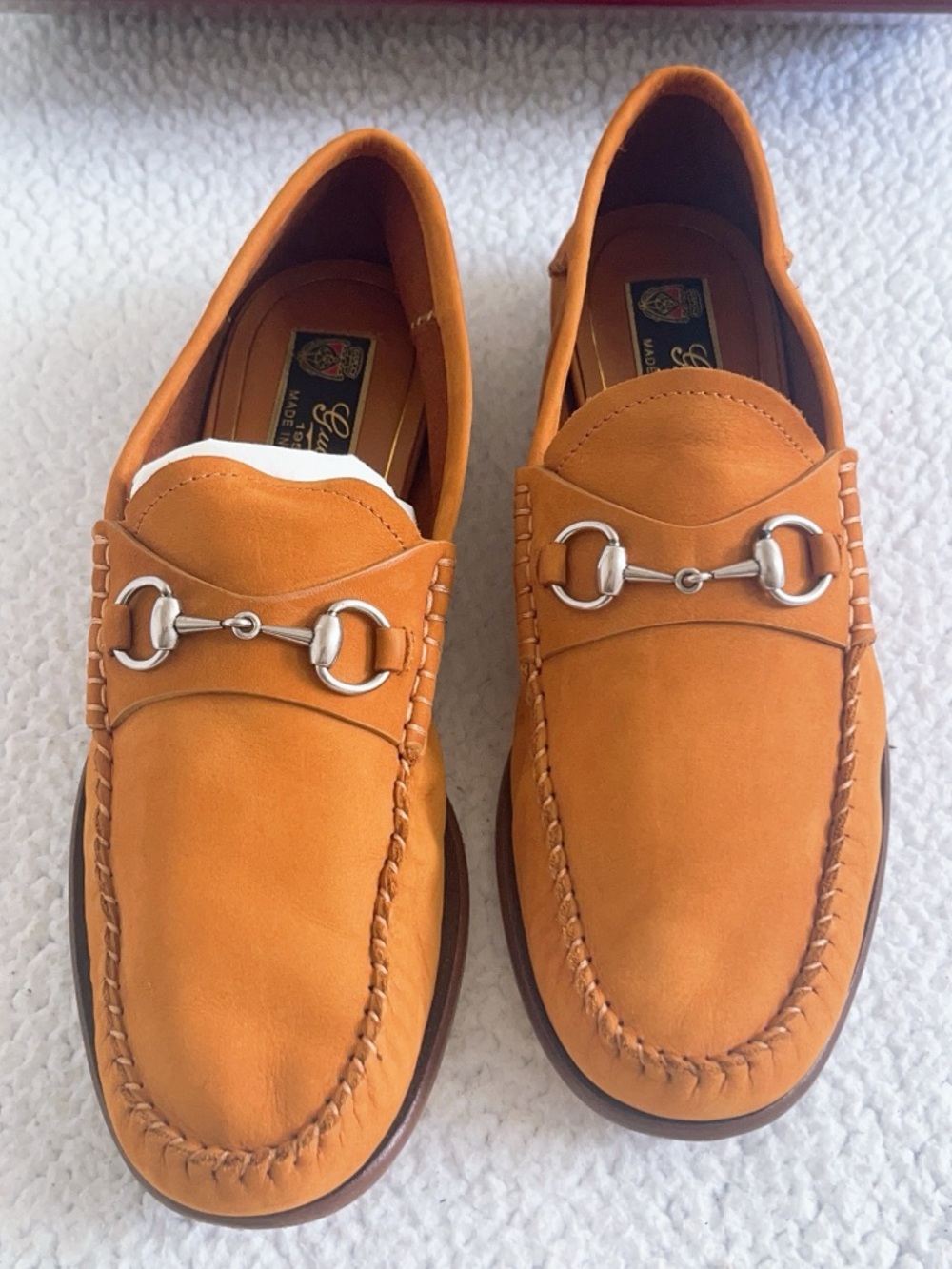 Gucci Women's Horsebit 1953 Suede  Loafers - Picture 13 of 16